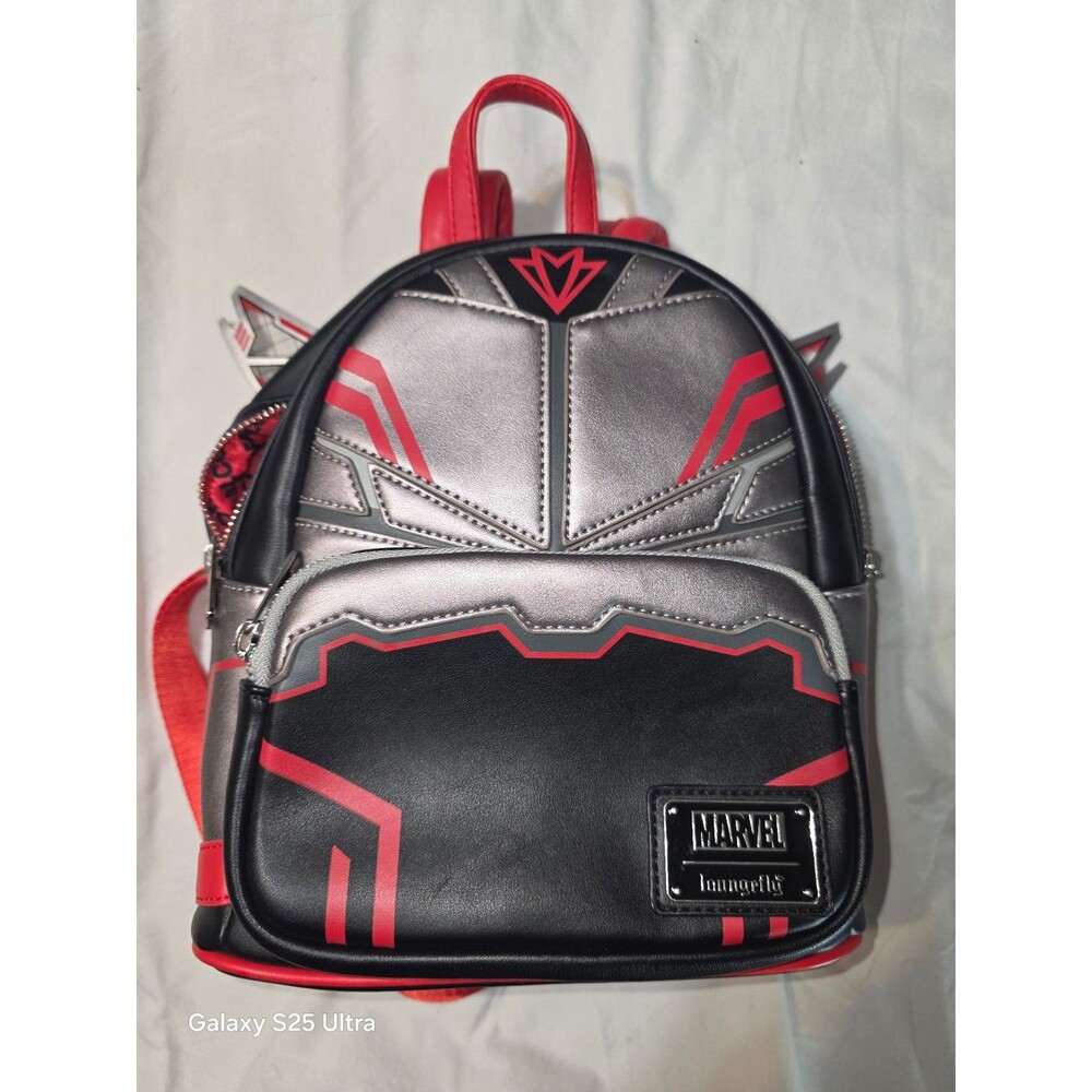 Loungefly Marvel Falcon cosplay Mini Backpack purse bag tote with wings!